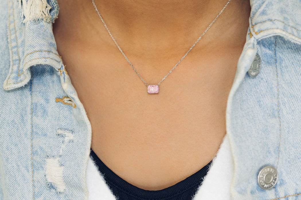 Éclair Necklace - Pink